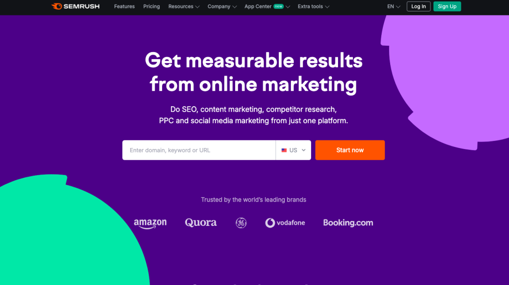 SEMrush SEO Tool - Explonent Media